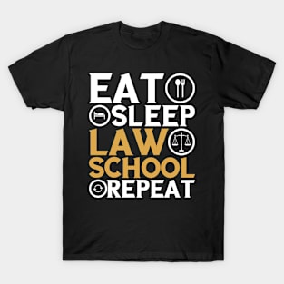 Future Attorney Law School Funny Law Student Lawyer T-Shirt